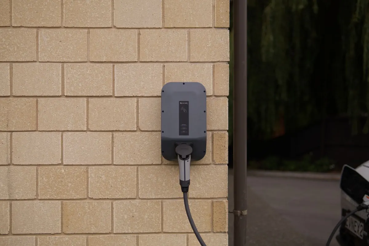 EV charger installation in Cary, IL (stock photo)