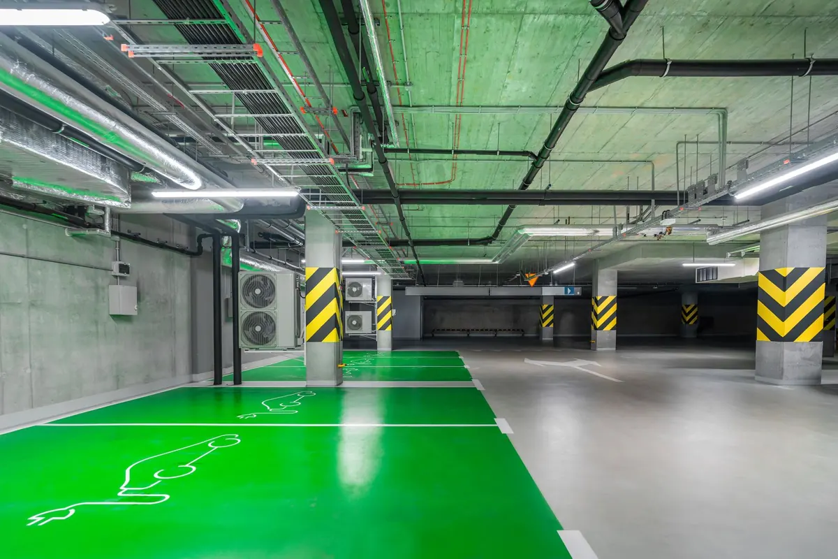 EV charger installation in Gilberts, IL (stock photo)