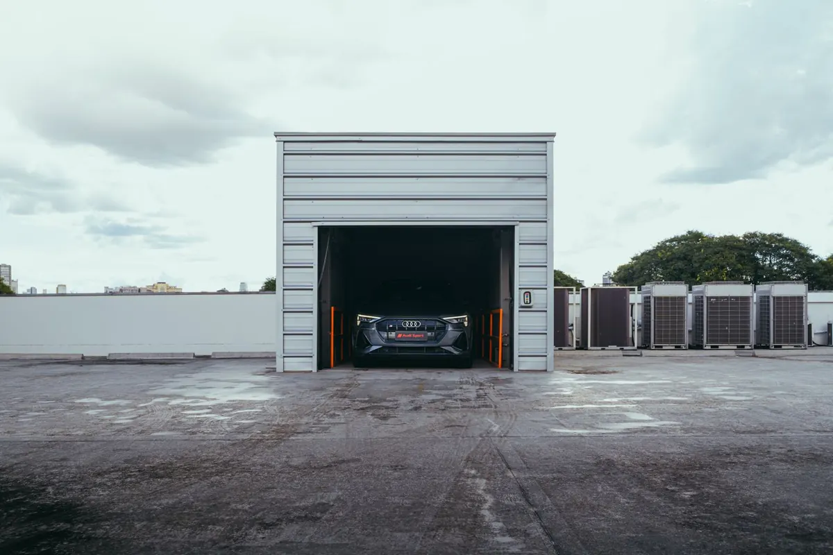 EV charger installation in Streamwood, IL (stock photo)