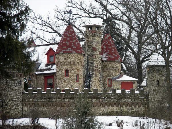Historic castle in Fox River Grove, IL